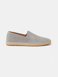 The Espadrille - Light Grey Suede