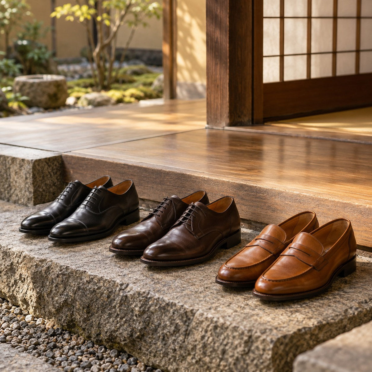 Varenne leather dress shoes